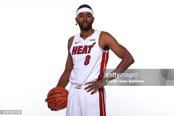 Maurice Harkless of the Miami Heat poses for a portrait on NBA content day on December 11, 2020 at the American Airlines Arena, Miami Florida. NOTE...