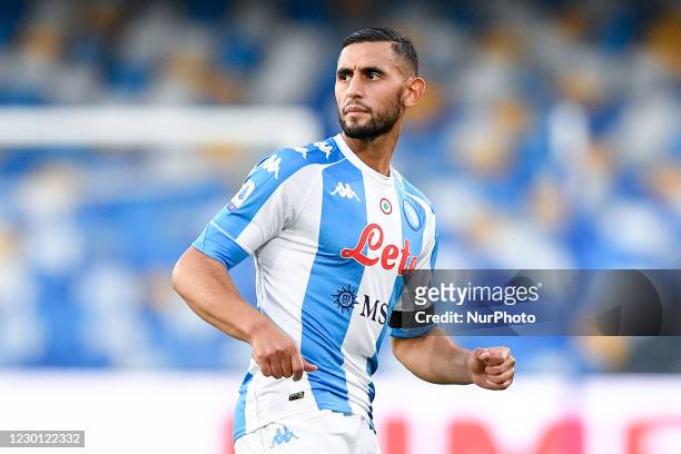Faouzi Ghoulam of SSC Napoli during the Serie A match between SSC Napoli and UC Sampdoria at Stadio Diego Armando Maradona, Naples, Italy on 13...