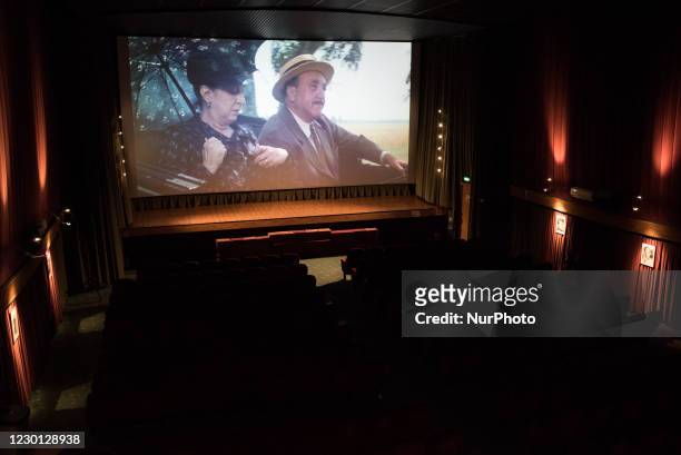 Morris Donini, the owner of Cinema Mandrioli in Ca De Fabbri, open his theatre and screens movies every day for one spectator only - himself - as...