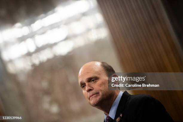 December 14: Rep. Tom Reed, R-N.Y., attends a news conference with a group of bipartisan lawmakers to unveil a proposal for a COVID-19 relief bill in...