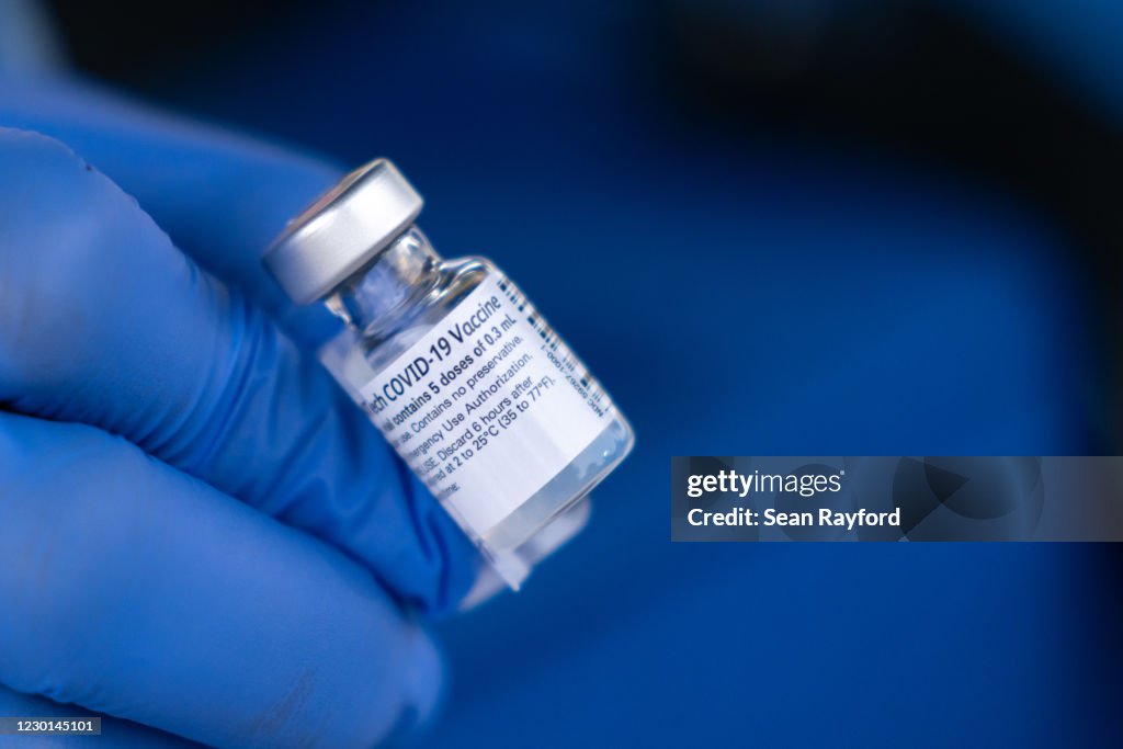 Georgia Gov. Kemp Visits Chatham County Health Department As First Covid Vaccinations Are Administered