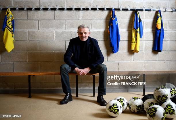 French lawyer, former president of the LFP professional football league, and candidate as French Football Federation new president Frederic Thiriez...