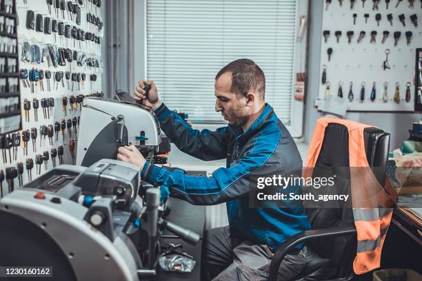 Locksmith Copy Key Copying Keys Photos and Premium High Res Pictures - Getty Images