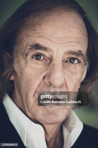 Cesar Luis Menotti poses for a portrait on April 21, 2009 in Buenos Aires, Argentina.