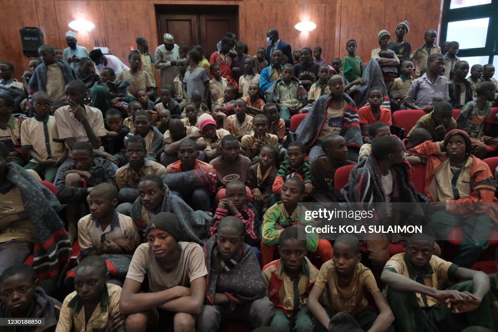 TOPSHOT-NIGERIA-KIDNAPPING-UNREST-RELEASE