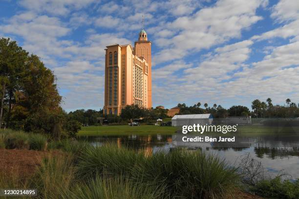 Scenic view on the course during the first round of the PGA TOUR Champions PNC Championship at Ritz-Carlton Golf Club on December 19, 2020 in...
