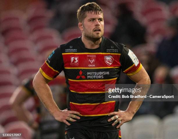 Gloucester's Ed Slater during the Heineken European Champions Cup Group B match between Gloucester Rugby and Ulster at Kingsholm Stadium on December...