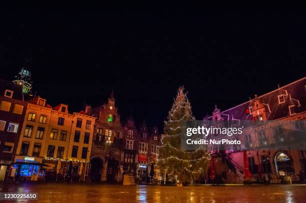 General view of Nijmegen, Netherlands, on December 19, 2020. His is the first weekend after Prime Minister Rutte announced a strict lockdown due the...
