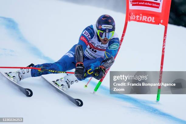 Ted Ligety of USA in action during the Audi FIS Alpine Ski World Cup Men's Giant Slalom on December 20, 2020 in Alta Badia Italy.