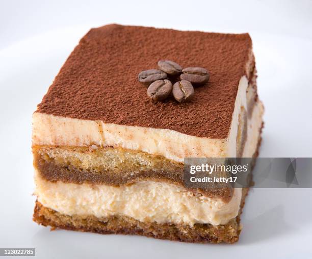 tiramisu - tiramisu stockfoto's en -beelden