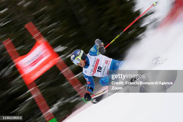 Ted Ligety of USA in action during the Audi FIS Alpine Ski World Cup Men's Giant Slalom on December 20, 2020 in Alta Badia Italy.