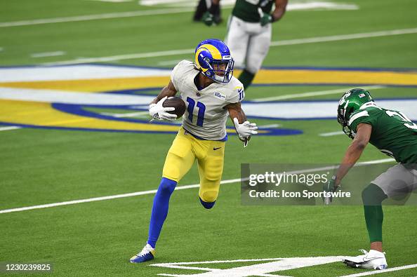Josh Reynolds Rams Los Angeles Rams Wide Receiver Josh Reynolds runs the ball during an ...