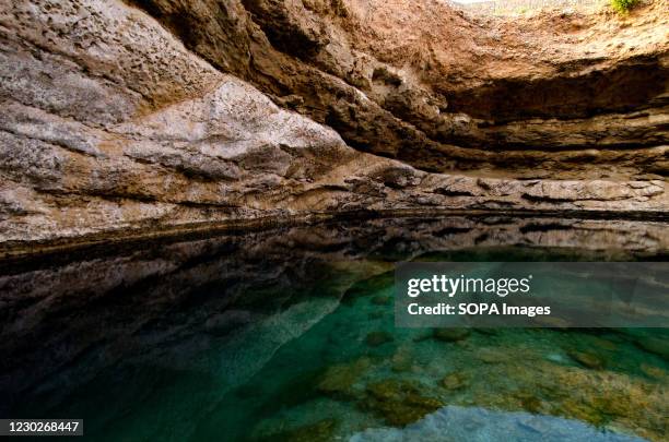 The beautiful seawater sink hole Bimmah in Wadi Shab, Oman. Often overlooked as a potential travel destination and yet its rich history and centuries...