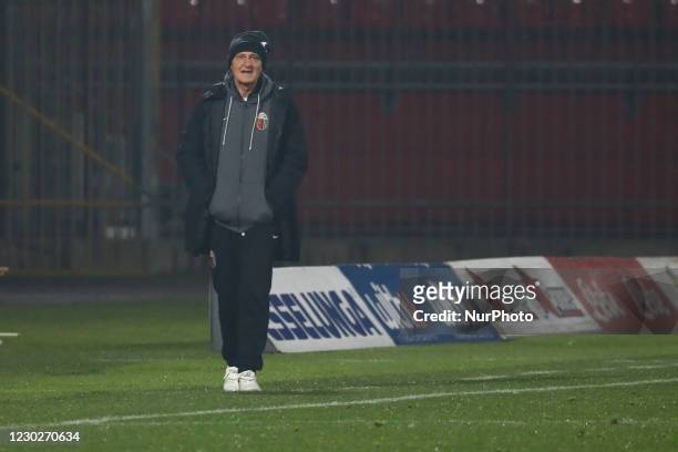 Delio Rossi of Ascoli during the Match between Monza and Ascoli for Serie B at U-Power Stadium in Monza, Italy, on December 22 2020