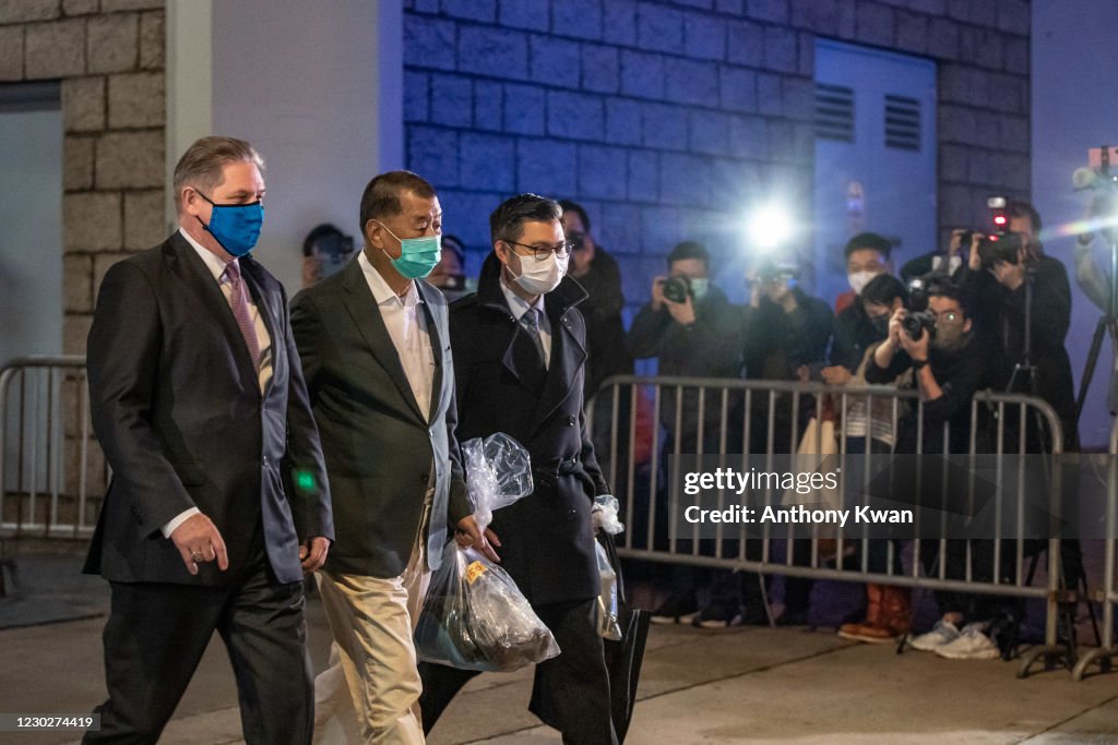 Pro-democracy Publisher Jimmy Lai Freed on Bail