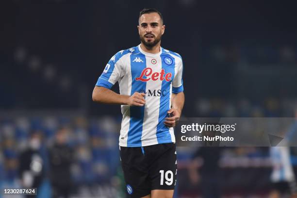 Nikola Maksimovic of SSC Napoli during the Serie A match between SSC Napoli and Torino FC at Stadio Diego Armando Maradona Naples Italy on 23...