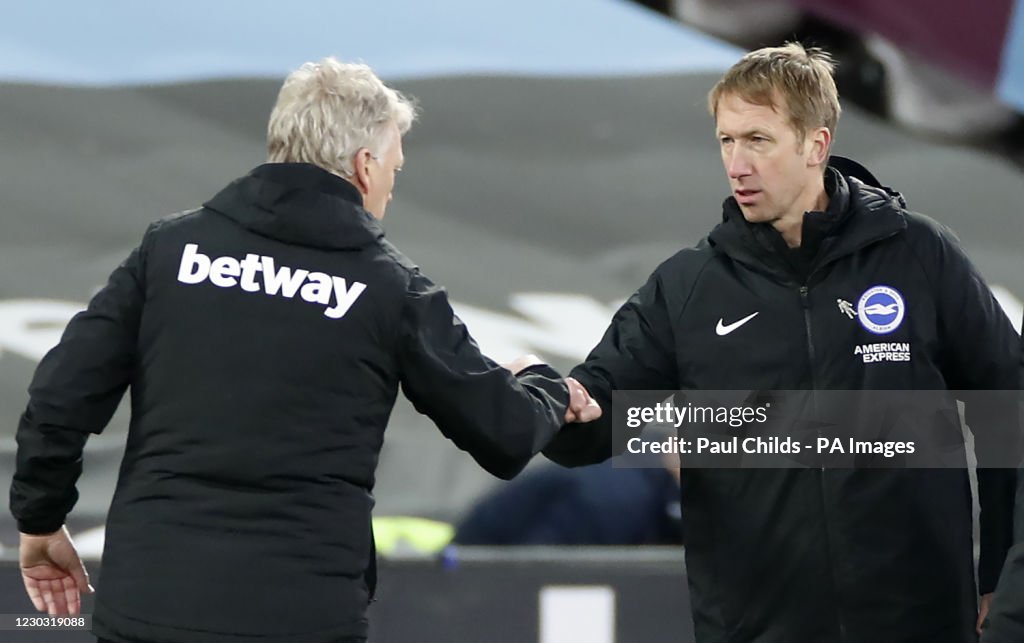 West Ham United v Brighton and Hove Albion - Premier League - London Stadium