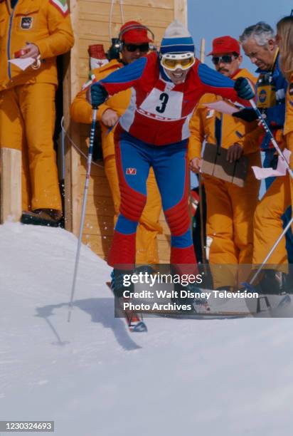 Innsbruck, Austria Miloslav Sochor competing in the Men's giant slalom skiing event at the Seefeld at the 1976 Winter Olympics / XII Olympic Winter...