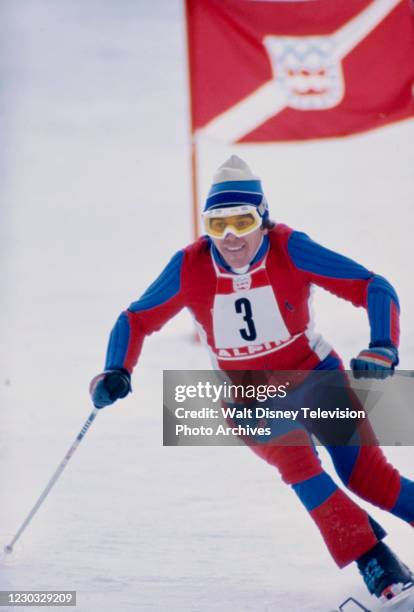 Innsbruck, Austria Miloslav Sochor competing in the Men's giant slalom skiing event at the Seefeld at the 1976 Winter Olympics / XII Olympic Winter...