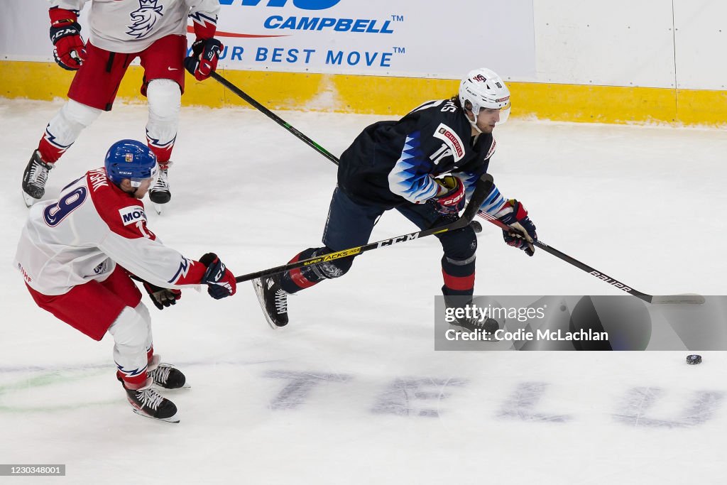 United States v Czech Republic: Preliminary Round Group B - 2021 IIHF World Junior Championship