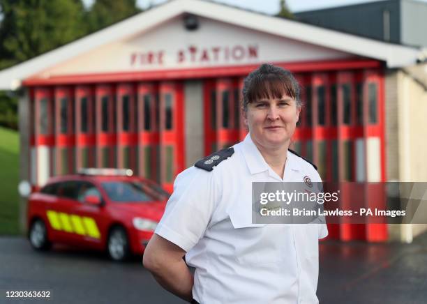 Karen McDowell MBE, Station Commander, Northern Ireland Fire and Rescue Service, who has been awarded an MBE for services to the Northern Ireland...