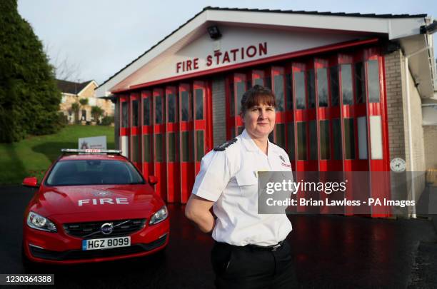 Karen McDowell MBE, Station Commander, Northern Ireland Fire and Rescue Service, who has been awarded an MBE for services to the Northern Ireland...