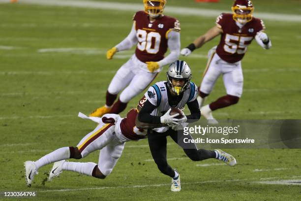 Carolina Panthers Wide Receiver Robby Anderson during the NFL game between the Carolina Panthers and the Washington Football Team on December 27 at...