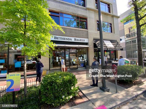 Bethesda Bagels and Quartermaine Coffee Roasters are open for takeout and pickup only June 1, 2020 as Montgomery County, Maryland started to reopen...