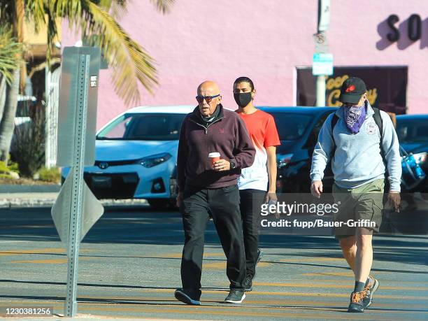 Peter Weller is seen on December 31, 2020 in Los Angeles, California.