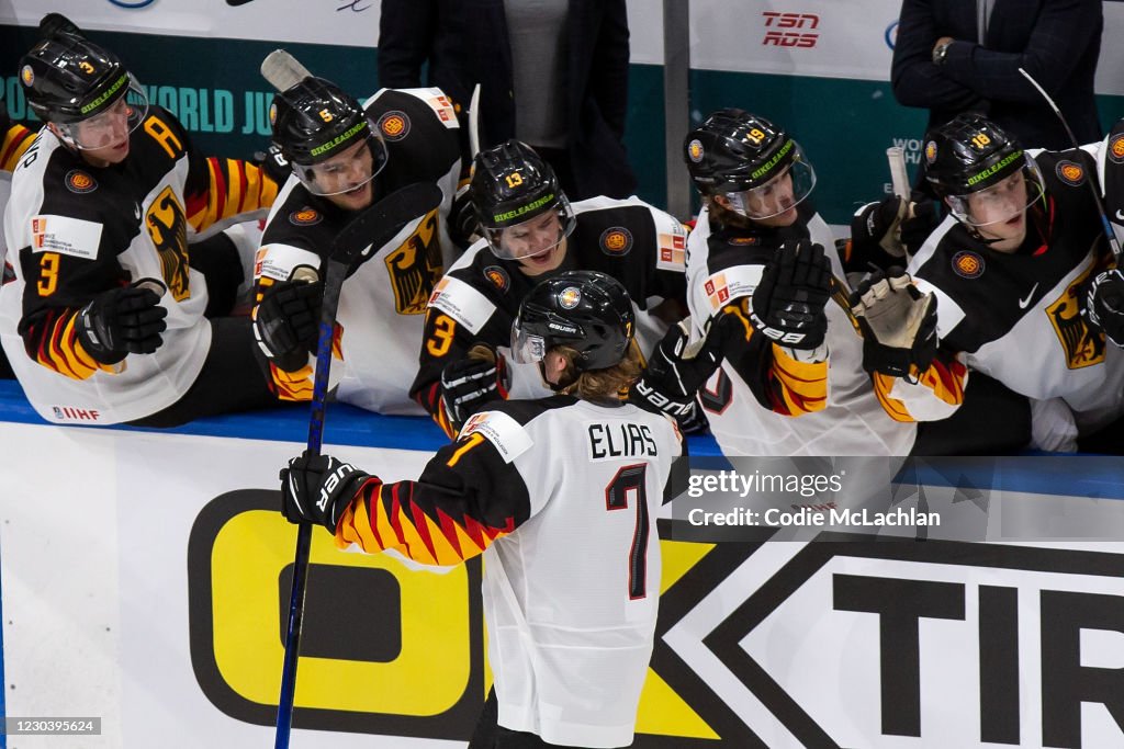 Russia v Germany: Quarterfinals - 2021 IIHF World Junior Championship