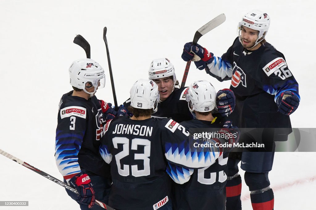 United States v Slovakia: Quarterfinals - 2021 IIHF World Junior Championship