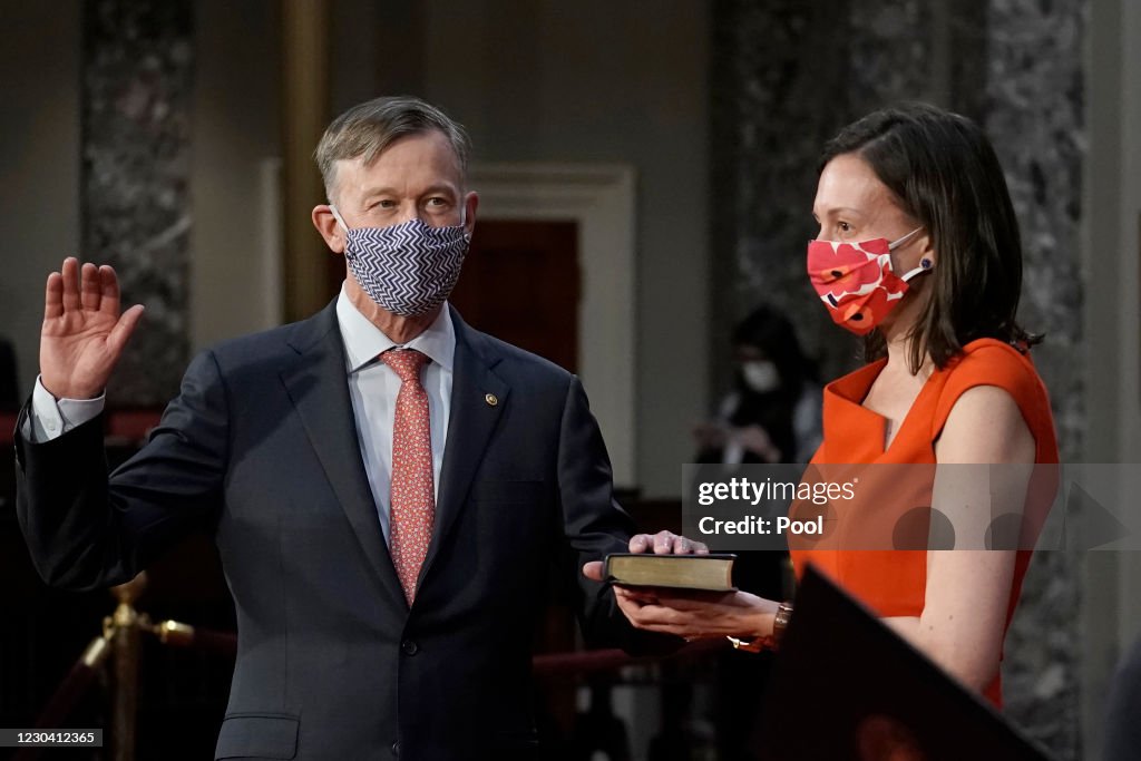 Swearing In Held For U.S. Senators To Start The 117th Congress