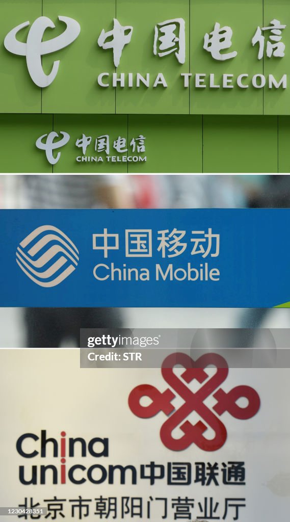 COMBO-CHINA-US-POLITICS-TELECOM-STOCKS