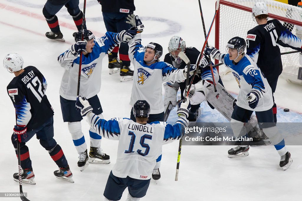United States v Finland: Semifinals - 2021 IIHF World Junior Championship