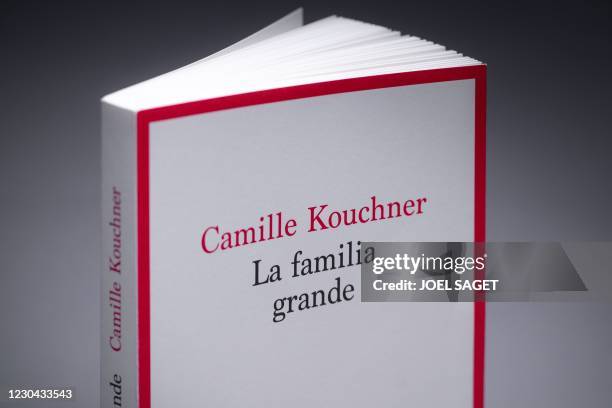 This picture shows the book "La familia grande" written by Camille Kouchner, on January 5 in Paris. - Accused of incest on one of his step-sons in...