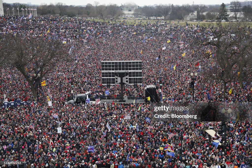 President Trump Speaks At Save America Rally