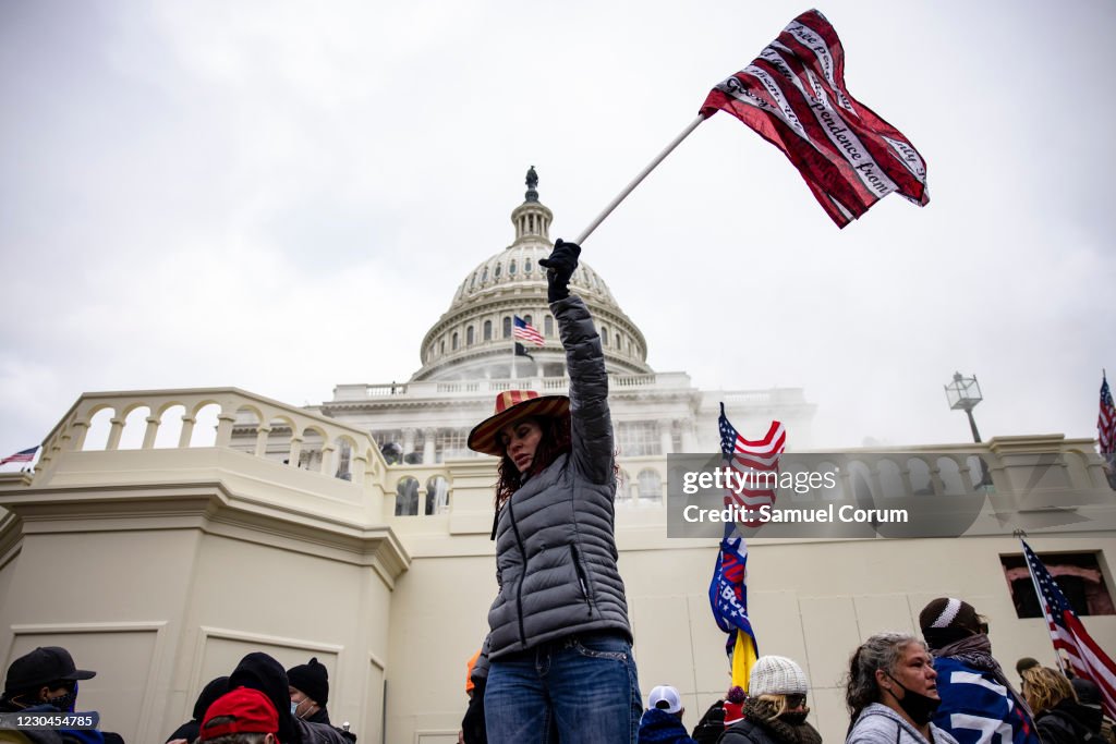 Trump Supporters Hold "Stop The Steal" Rally In DC Amid Ratification Of Presidential Election