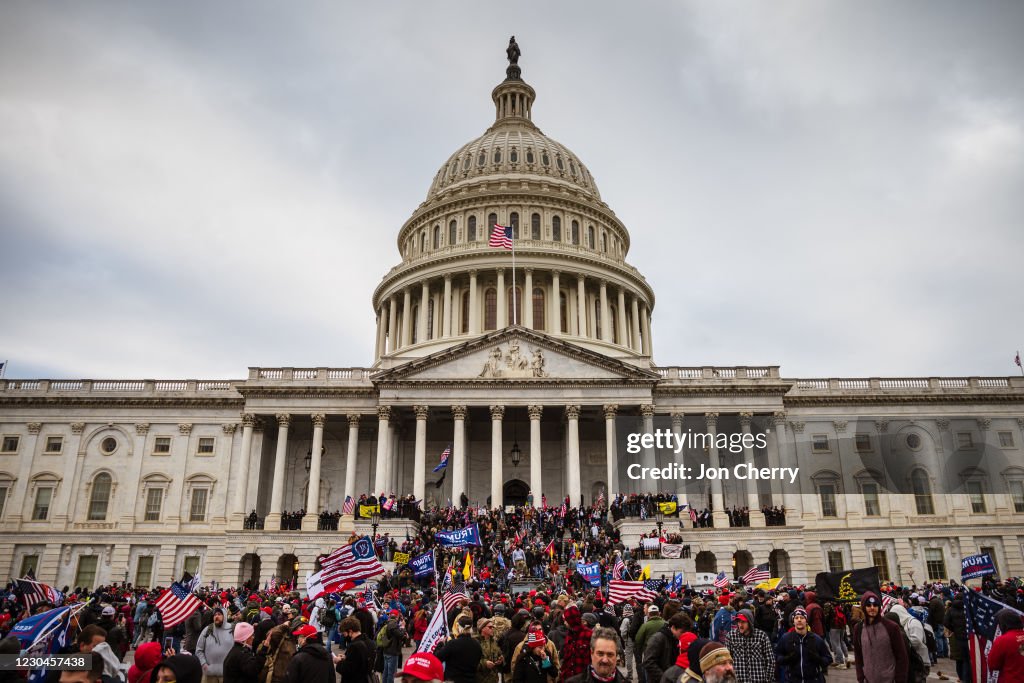 Trump Supporters Hold "Stop The Steal" Rally In DC Amid Ratification Of Presidential Election