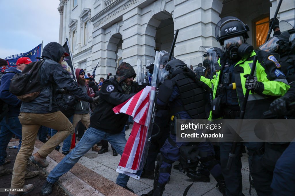 Trump supporters storm Capitol building in Washington