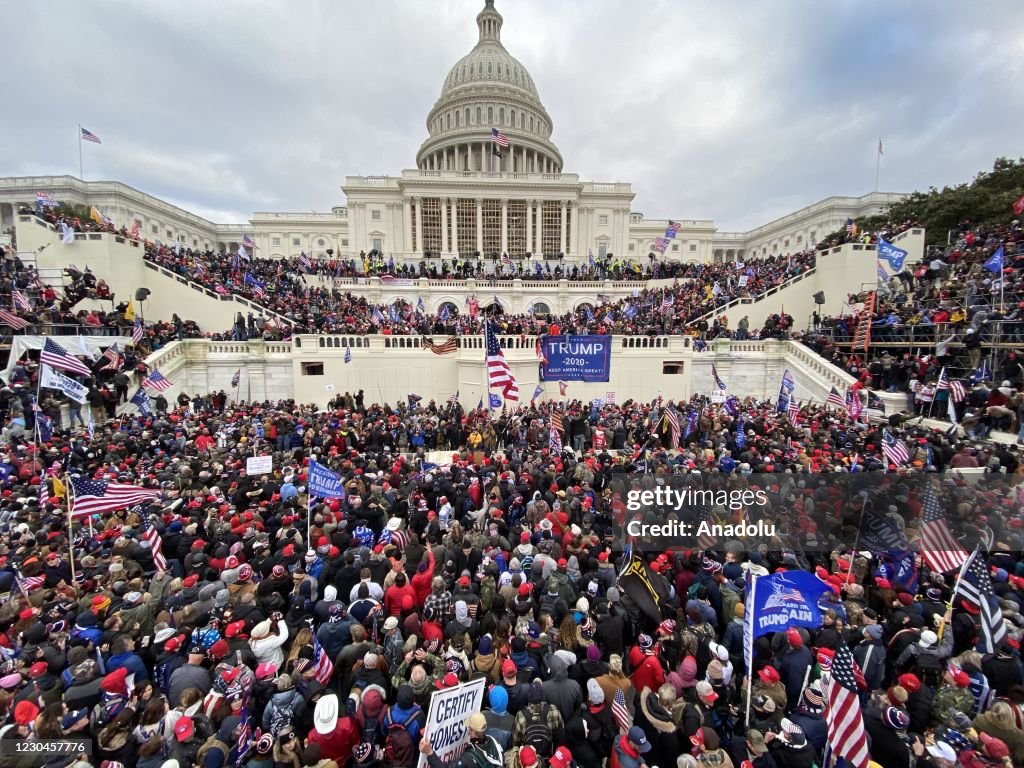 Trump supporters storm Capitol building in Washington