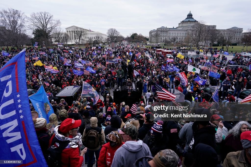 Pro-Trump Protests over Electoral College Vote Certification
