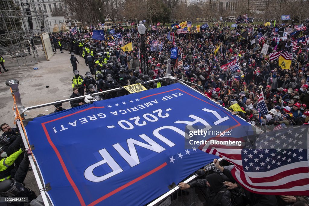 Protests As Joint Session Of Congress Confirms Presidential Election Result