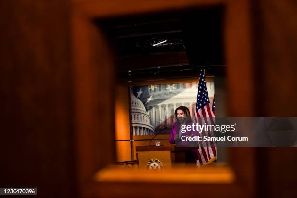 Speaker of the House Nancy Pelosi calls for the removal of President Donald Trump from office either by invocation of the 25th Amendment by Vice...