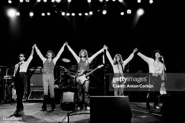 Music band Styx performs in Indianapolis, on April 1, 1981.