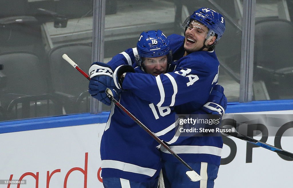 The Toronto Maple Leafs hold their annual Blue versus White intersquad game