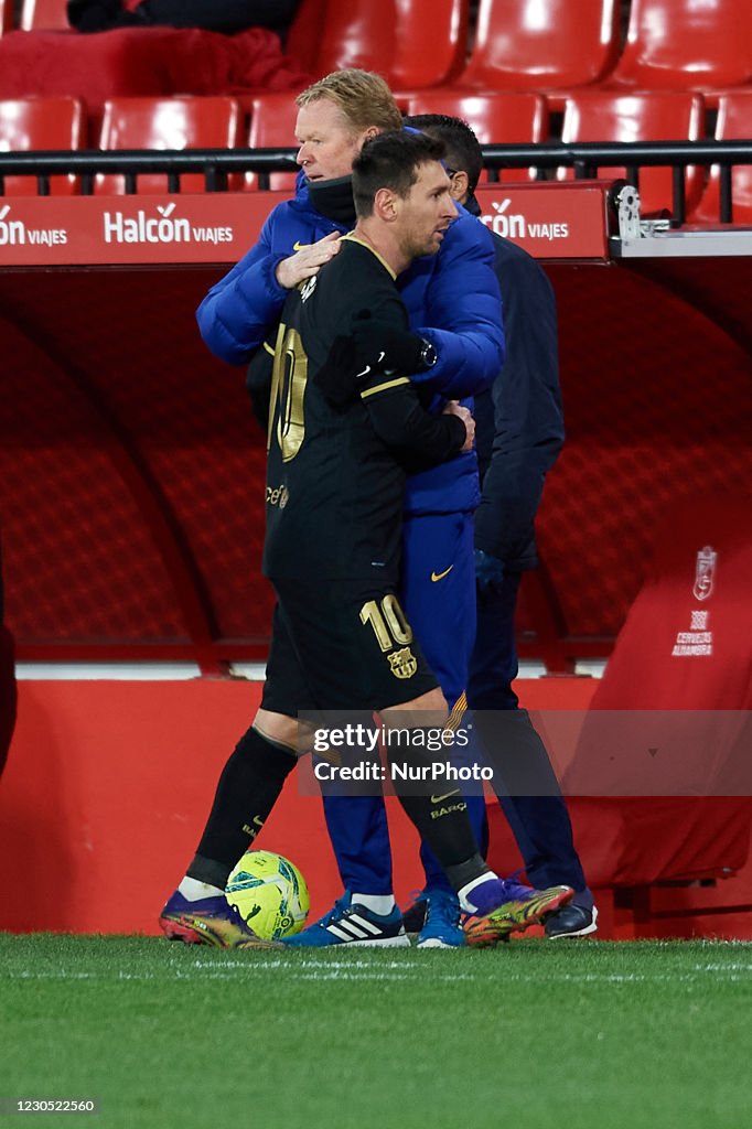 Granada CF v FC Barcelona - La Liga Santander