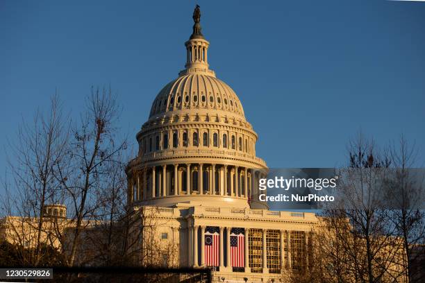 Capitol Building is seen on Capitol Hill January 10, 2021.