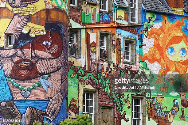 Patrick Boyle, The Earl of Glasgow and his son David, Viscount Kelburn pose at their home Kelburn Castle on August 30, 2011 in Largs, Scotland. The...