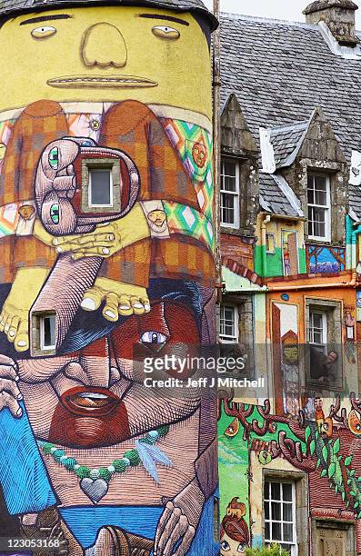 Patrick Boyle, The Earl of Glasgow and his son David, Viscount Kelburn pose at their home Kelburn Castle on August 30, 2011 in Largs, Scotland. The...