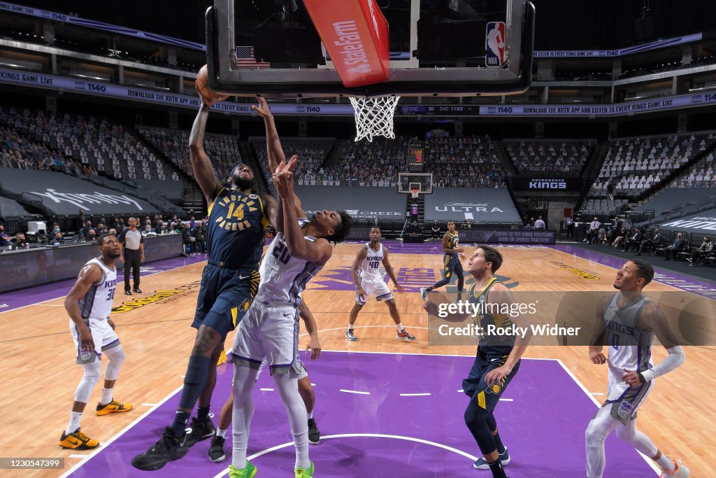 Indiana Pacers v Sacramento Kings